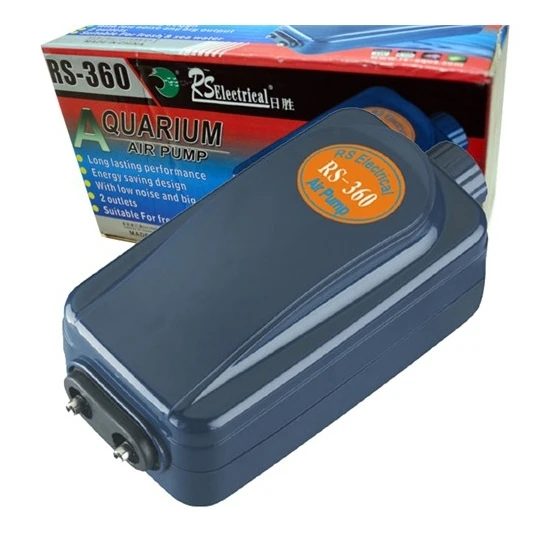 RS-360 Çift Çıkışlı Hava Motoru 4L/dk 4W
