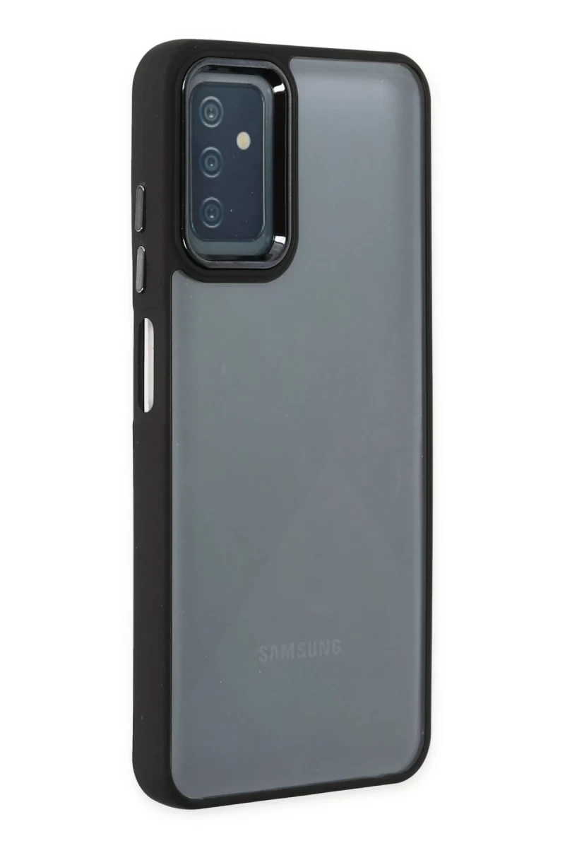 Samsung Galaxy M13 Uyumlu Kılıf Dora Kapak - Siyah