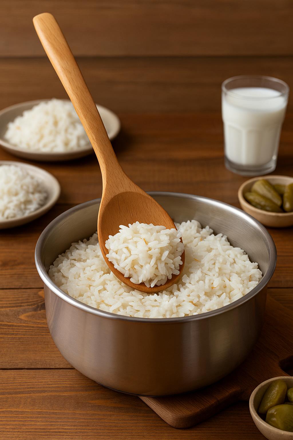 Ahşap Yemek Hazırlık Kaşığı 27 cm