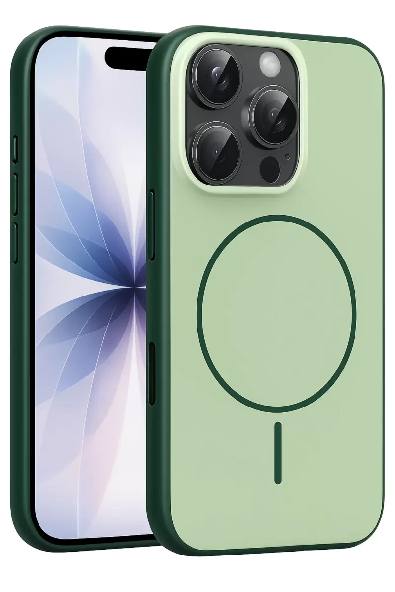 Joko Apple iPhone 16 Pro Max Uyumlu Neva Magsafe Kapak - Koyu Yeşil