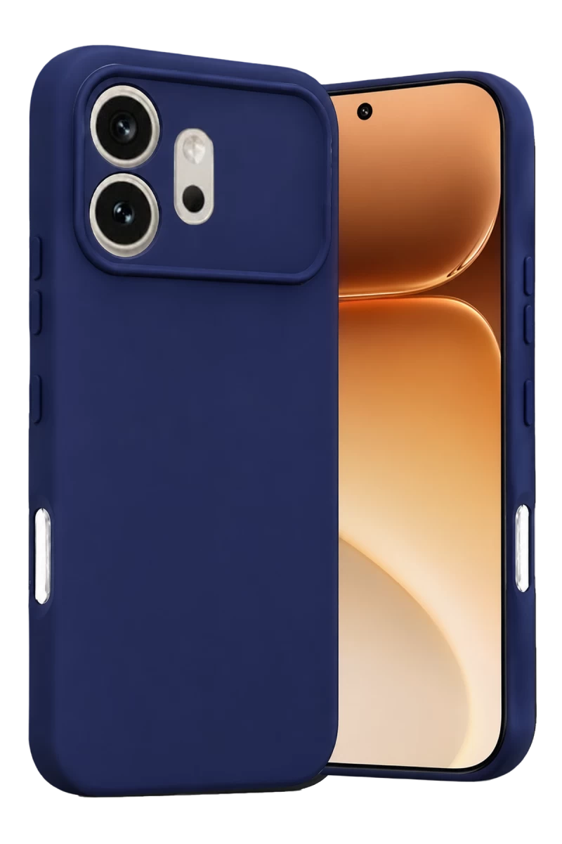 Huawei Honor 600 Uyumlu First Silikon - Lacivert