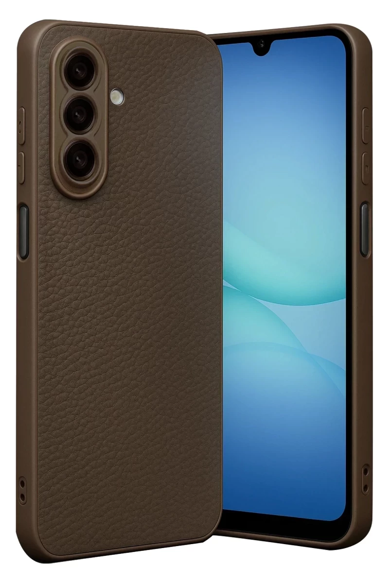 Samsung Galaxy A57 5G Uyumlu Thermax Silikon Kılıf - Kahverengi