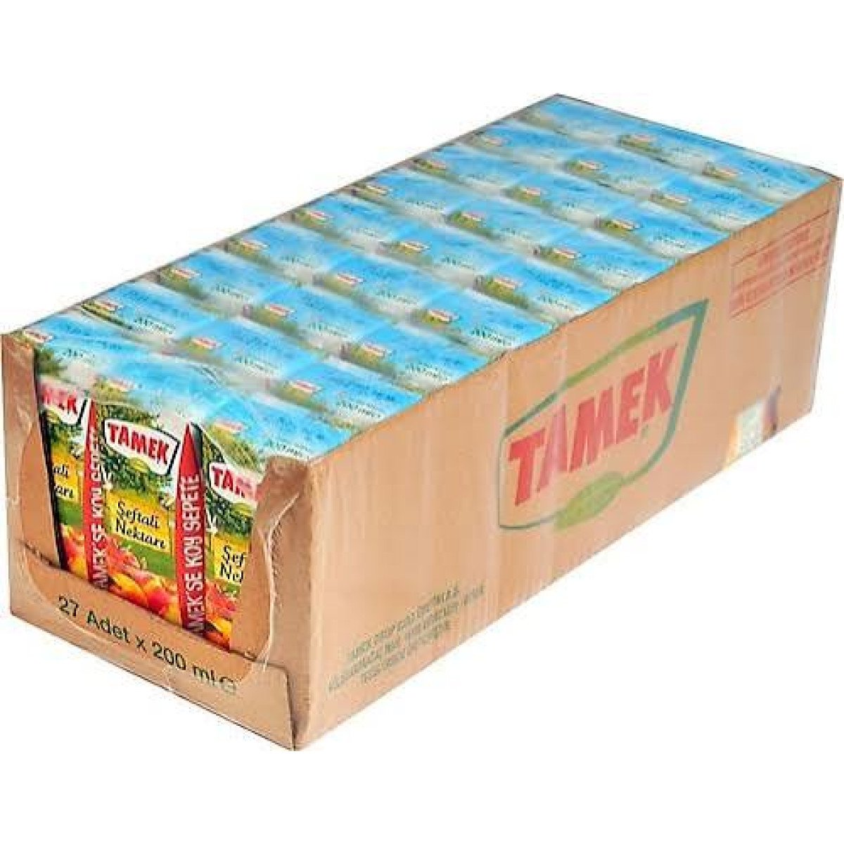 TAMEK ŞEFTALİ NEKTAR 200 ML (27 Adet)