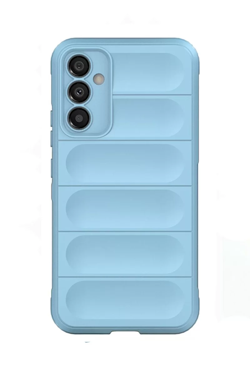 Samsung Galaxy A15 4G Uyumlu Kılıf Optimum Silikon - Sky Blue