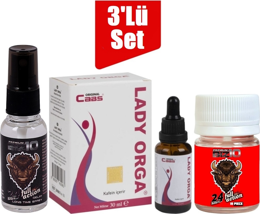 Bizon Sprey Caas Lady Orga Kadin Kadın Damla Bizon 100MG 10lu