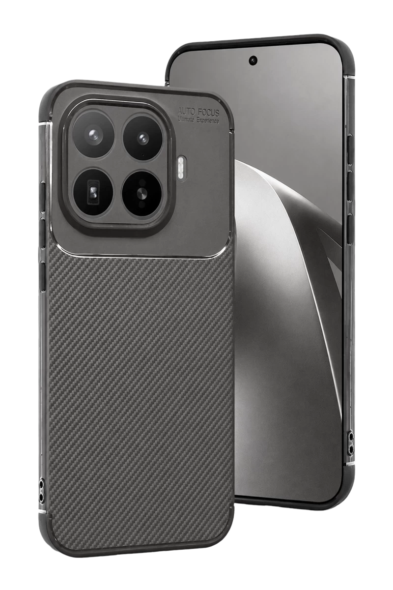 Xiaomi Mi 17T Pro Uyumlu Auto Focus Karbon Kapak - Gri