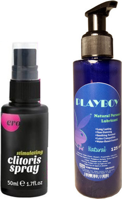 Hintohu Kadınlara Özel Sprey 50 Ml+Playboy 125ML Lubricant Gel