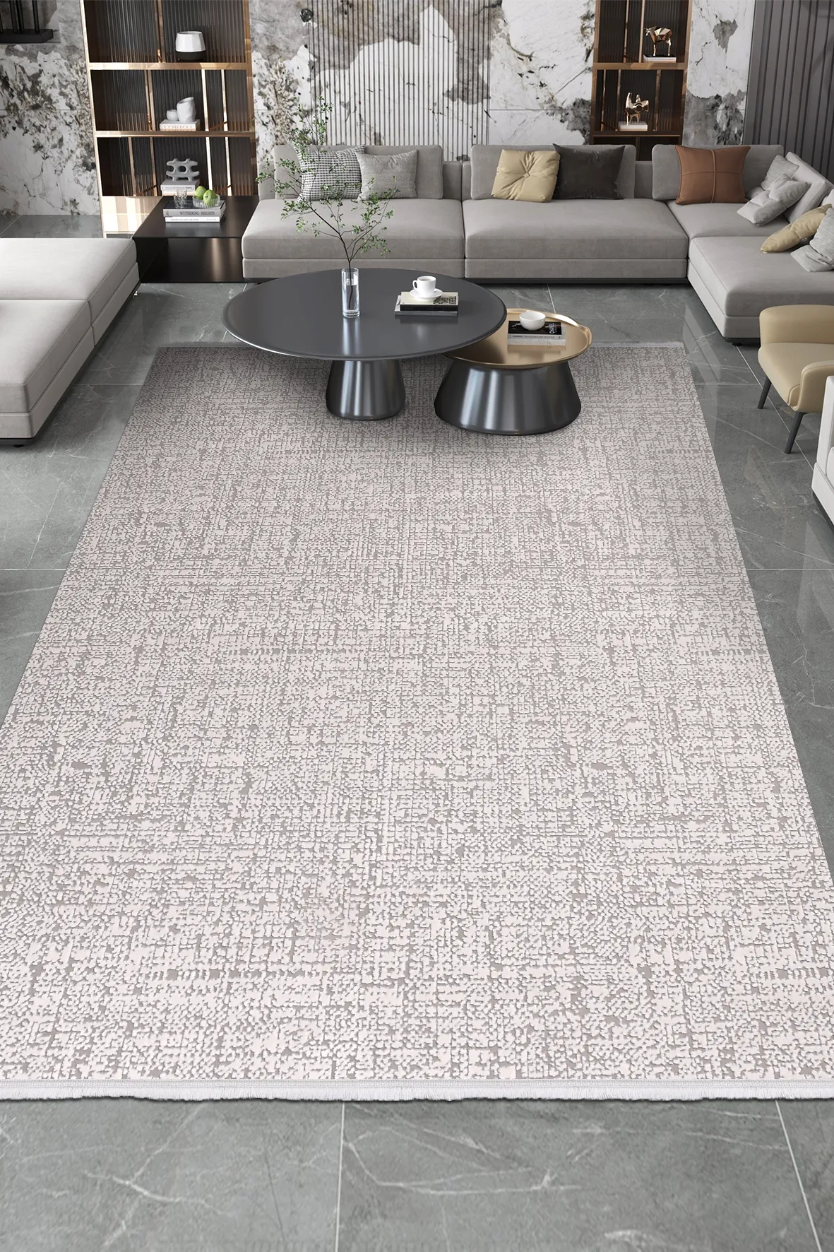 YoudayHomeCollection ROXSTONE Model Oturma Odası Halısı · EBAT: 150X230