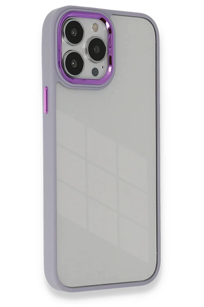 Apple iPhone 14 Pro Uyumlu Kılıf Dora Kapak - Lila