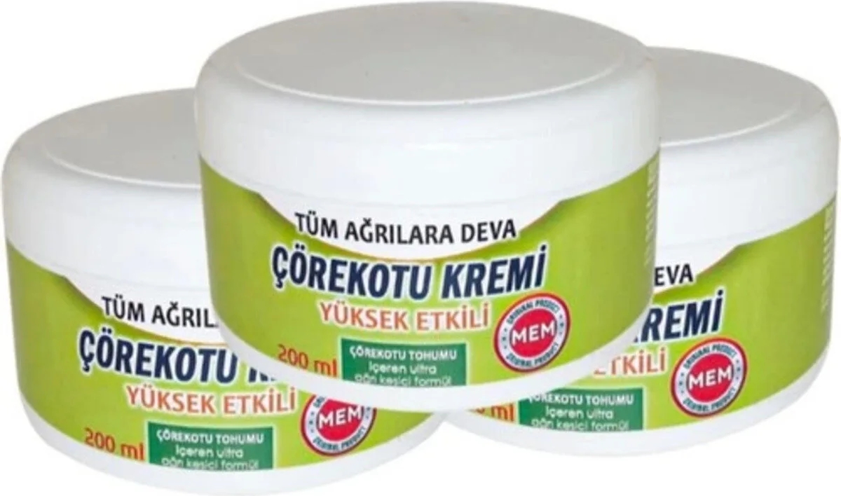 Corex Çörek Otu Kremi Green Box 200 ml x 3 Adet