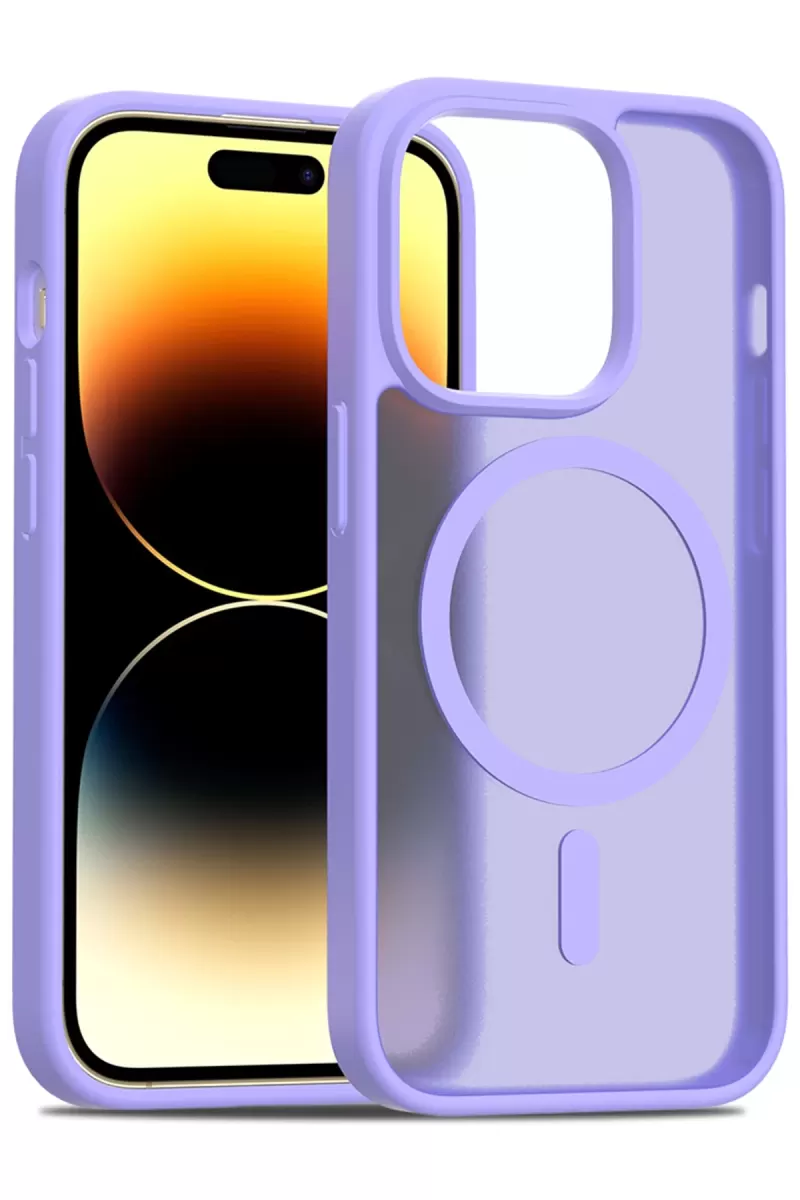 Joko Apple iPhone 14 Pro Uyumlu Jota Magsafe Kapak - Lila