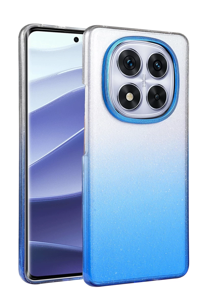 Xiaomi Redmi Note 14 Pro 4G Uyumlu Glossy Kapak - Mavi