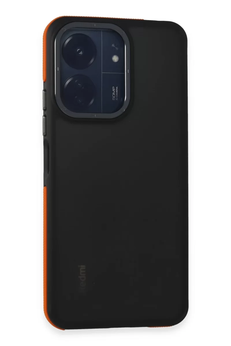 Xiaomi Redmi 13C Uyumlu Harvel Kapak - Turuncu