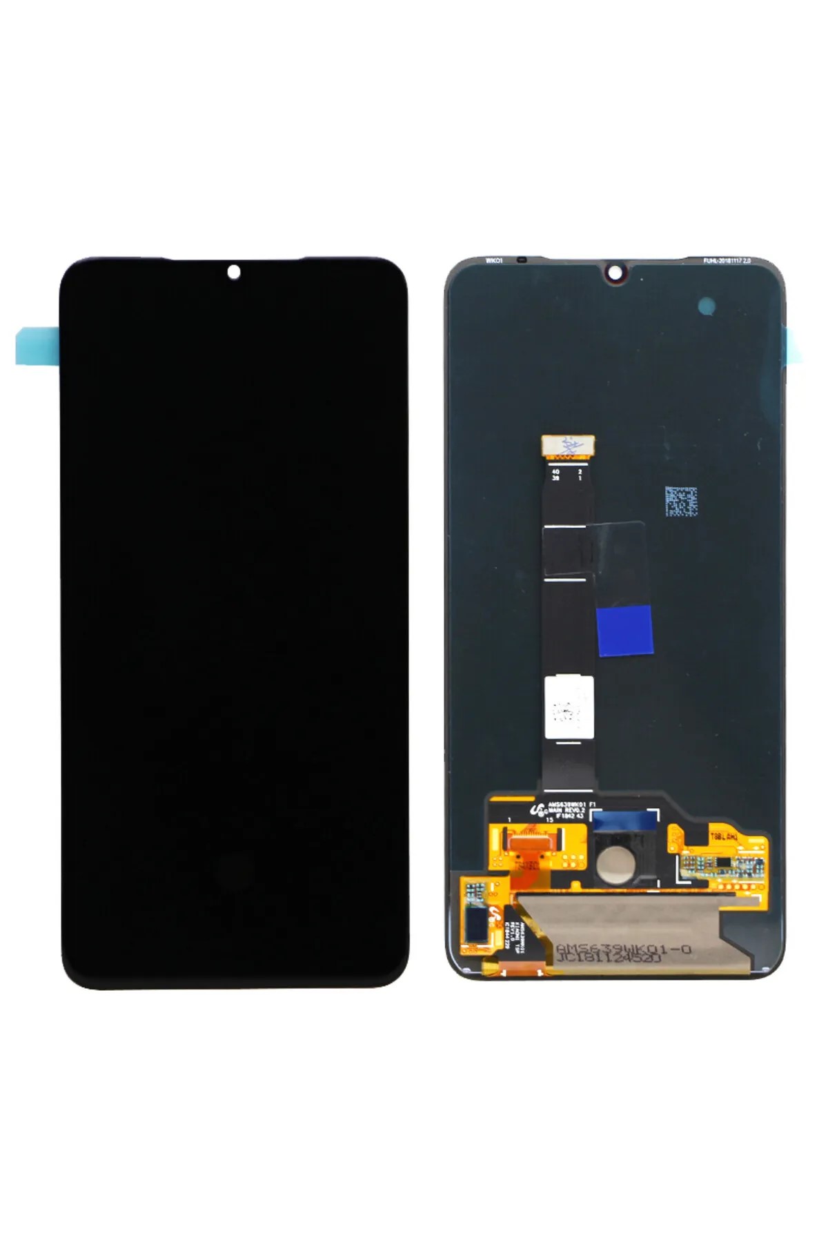 Mi 9 Uyumlu Dokunmatik Ekran Dokunmatik OLED (Siyah)