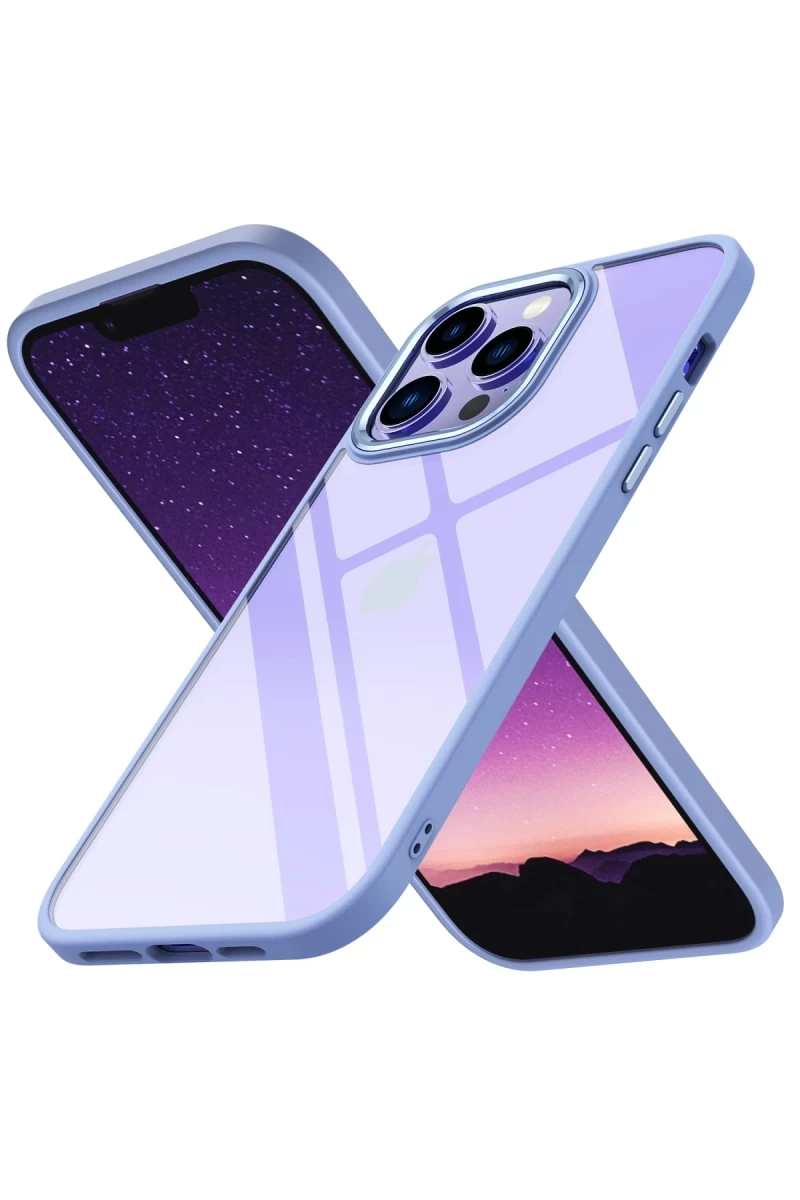 Apple iPhone 14 Pro Uyumlu Kılıf Power Silikon - Sierra Blue