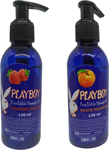 Playboy Çilek ve Şeftali Aromalı Masaj Yağı