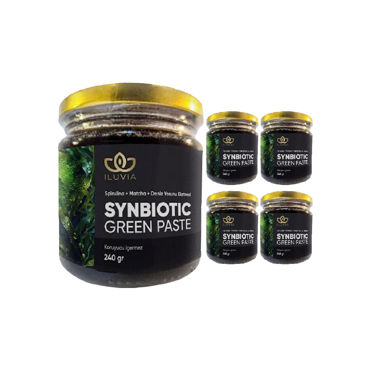 Synbiotic Green Paste Probiyotik İçerikli Bitkisel Macun 250 g 5 Adet