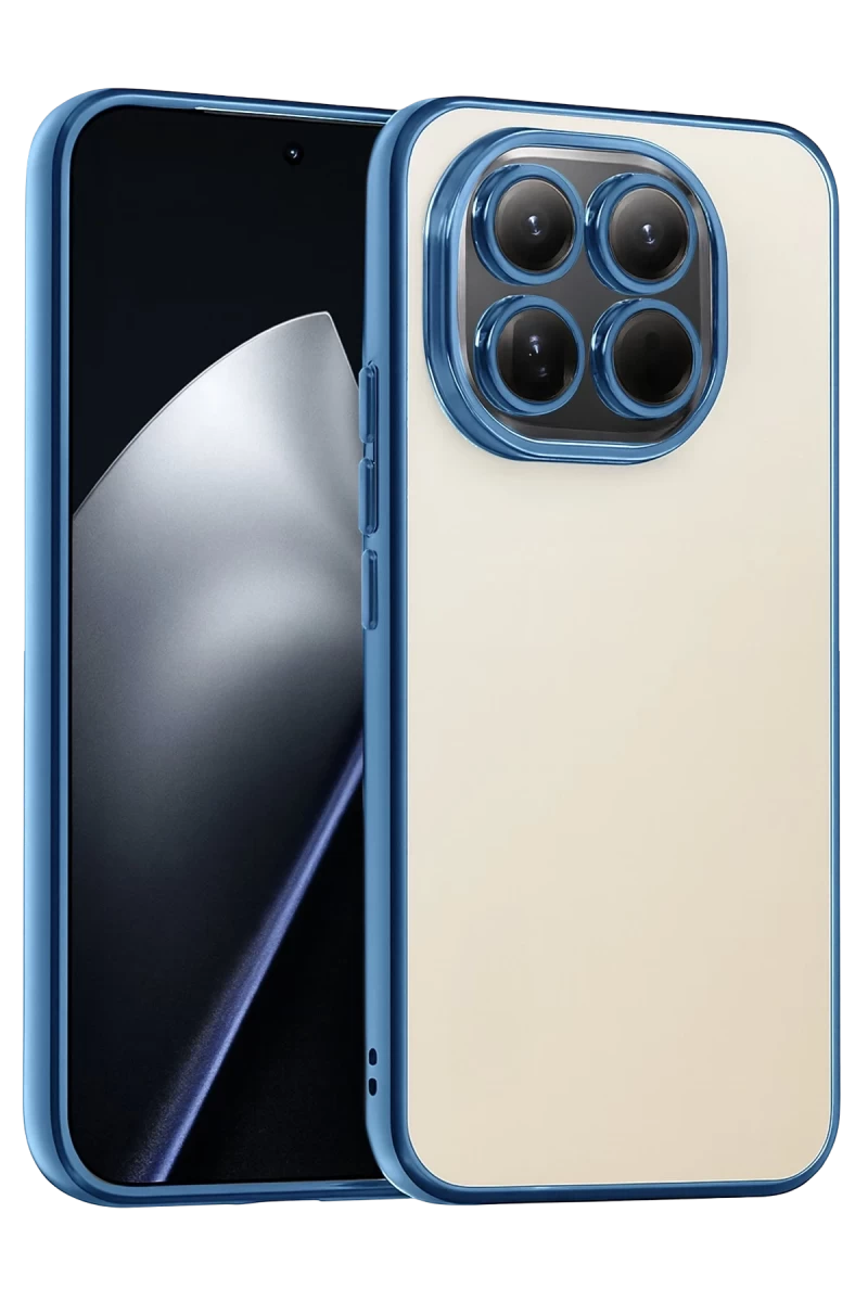 Xiaomi Mi 15 Uyumlu Lensli Silikon - Açık Mavi