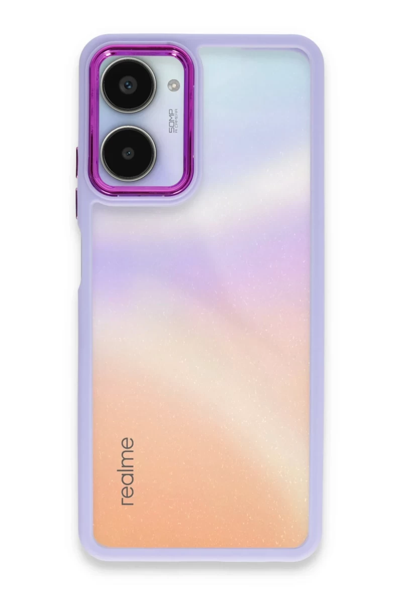 Realme 10 Pro 5G Uyumlu Kılıf Dora Kapak - Lila