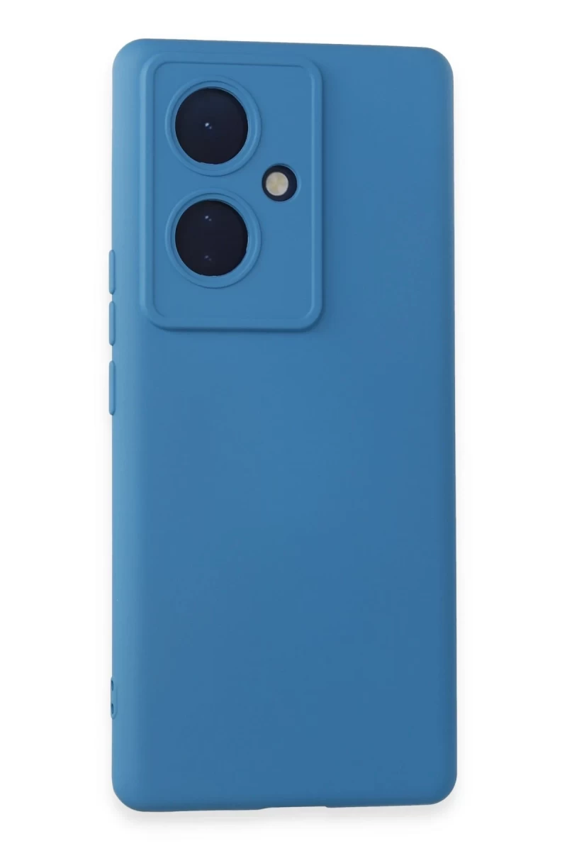 Vivo V29 Lite Uyumlu Kılıf Nano içi Kadife Silikon - Mavi