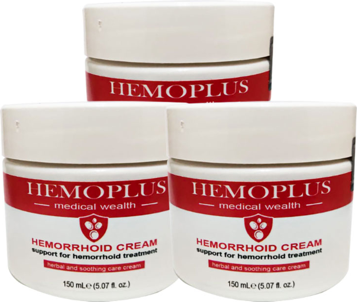 Hemoplus Büyük Boy 150 ml Analbakım Krem 3 Adet