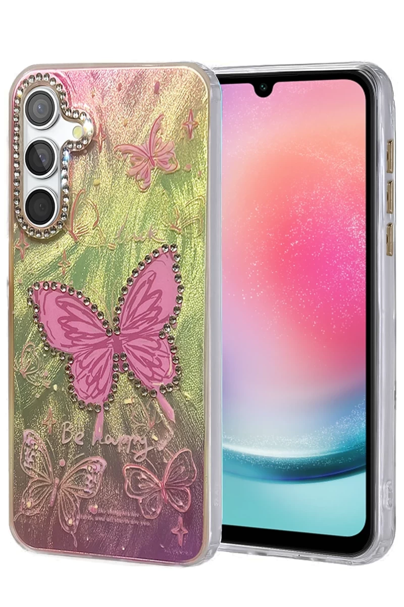 Samsung Galaxy A24 4G Uyumlu Kılıf Blade Aynalı Desenli Kapak - Desen 5