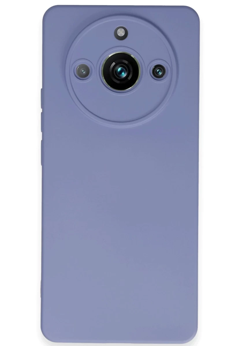 Realme 11 Pro Uyumlu Kılıf Nano içi Kadife Silikon - Lila