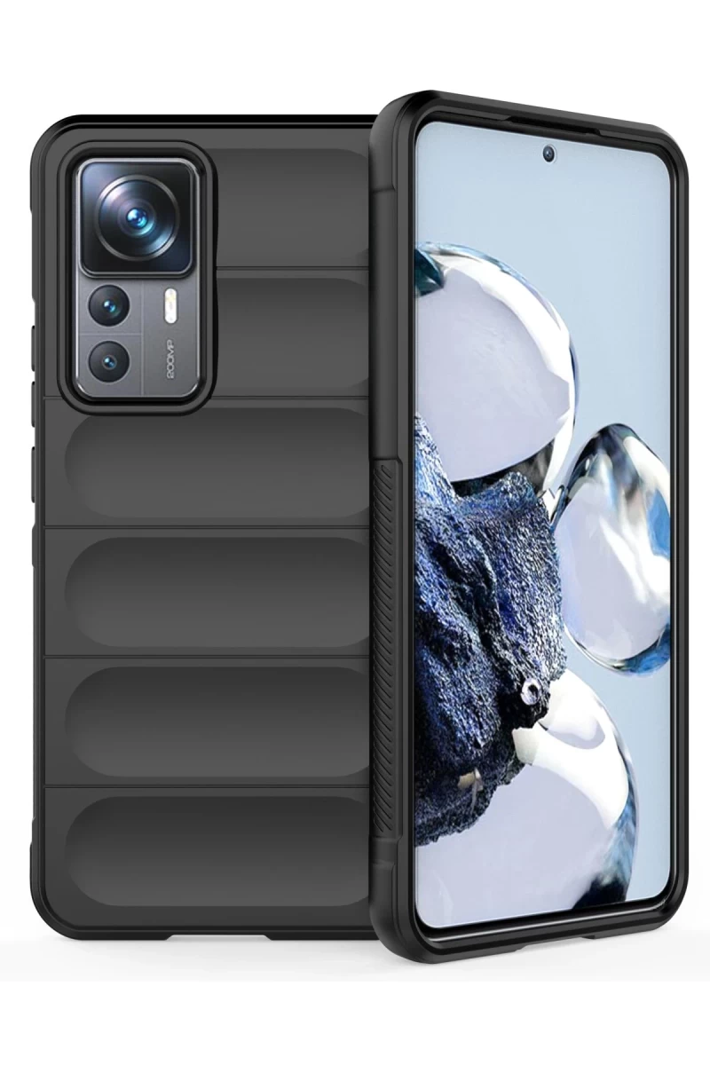 Xiaomi Mi 12T Pro Uyumlu Kılıf Optimum Silikon - Siyah