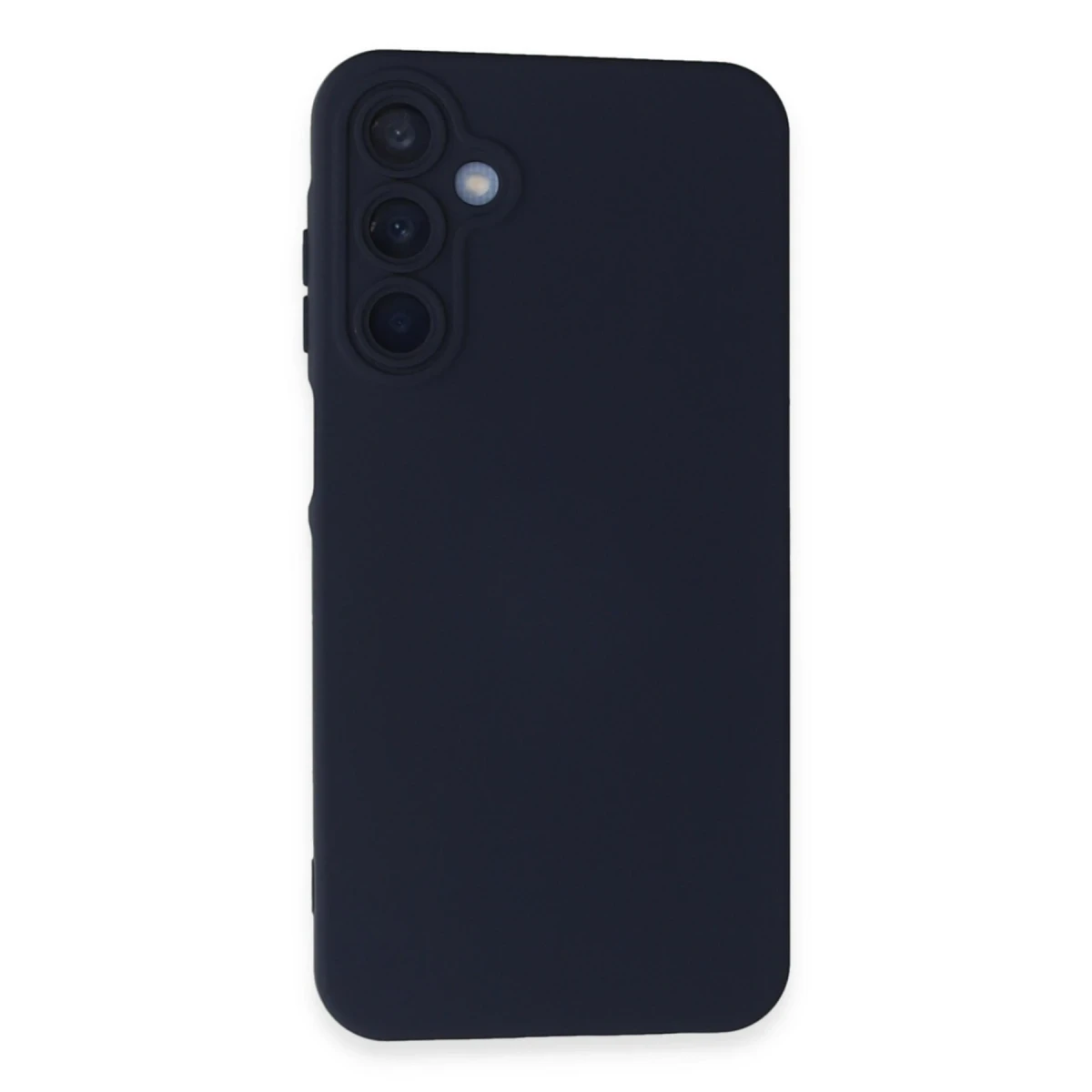 Samsung Galaxy A55 5G Kılıf Nano içi Kadife Silikon - Lacivert