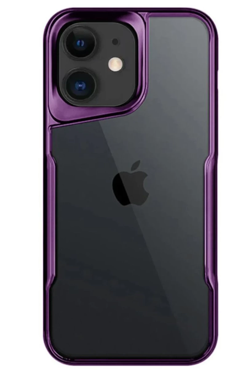 Apple iPhone 11 Uyumlu Kılıf Boyi Silikon Kapak - Derin Mor
