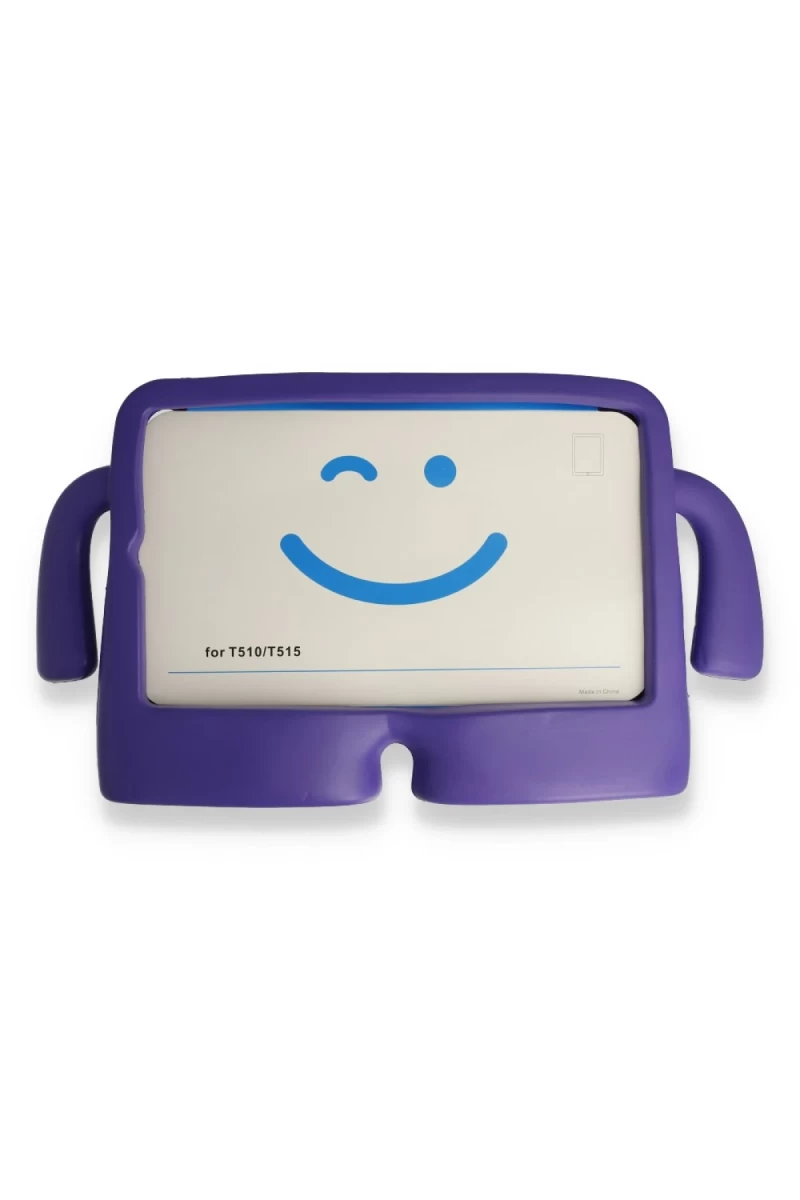Apple iPad 2025 10.9 10.Nesil (A16) Kılıf Karakter Tablet Silikon - Mor