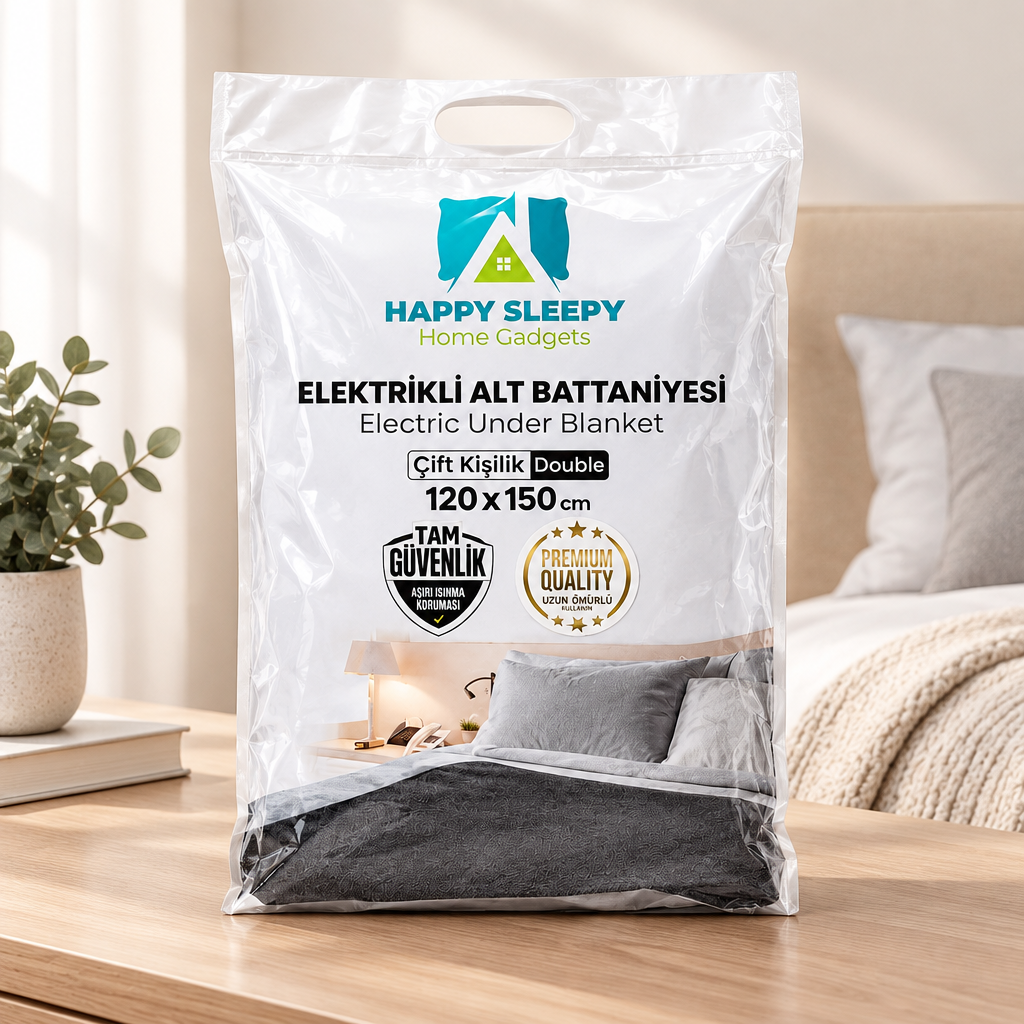 Elektrikli Battaniye Çift Kişilik 120x150 cm