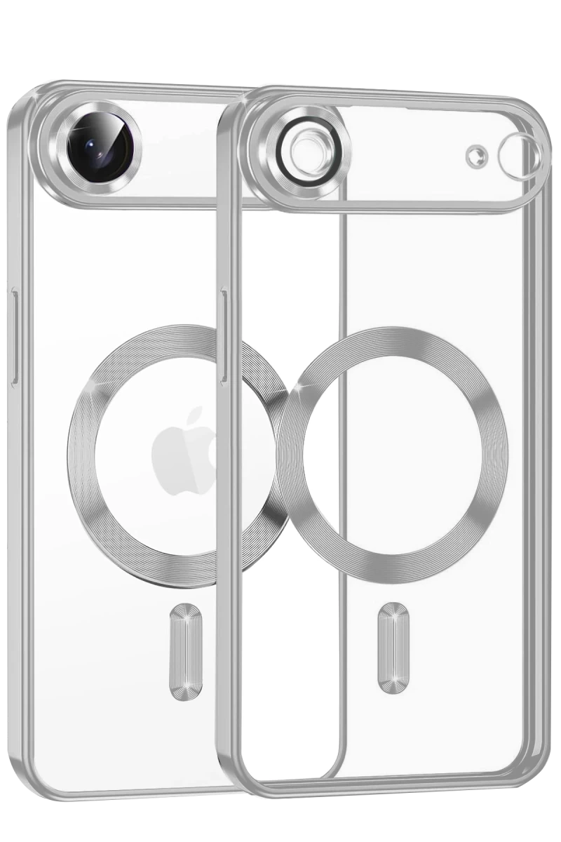 Apple iPhone 17 Uyumlu Air Uyumlu Kross Magneticsafe Kapak - Gümüş