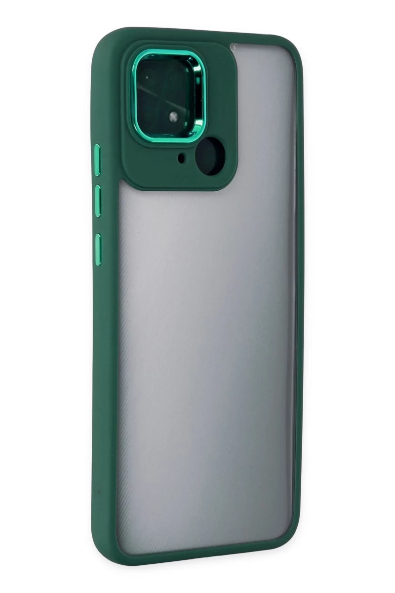 Xiaomi Redmi 10C Uyumlu Kılıf Dora Kapak - Haki Yeşil