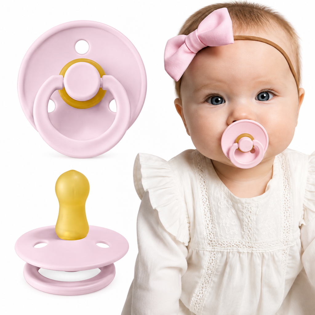 Kauçuk Emzik 0-6 Ay Pink adet fiyatıdır