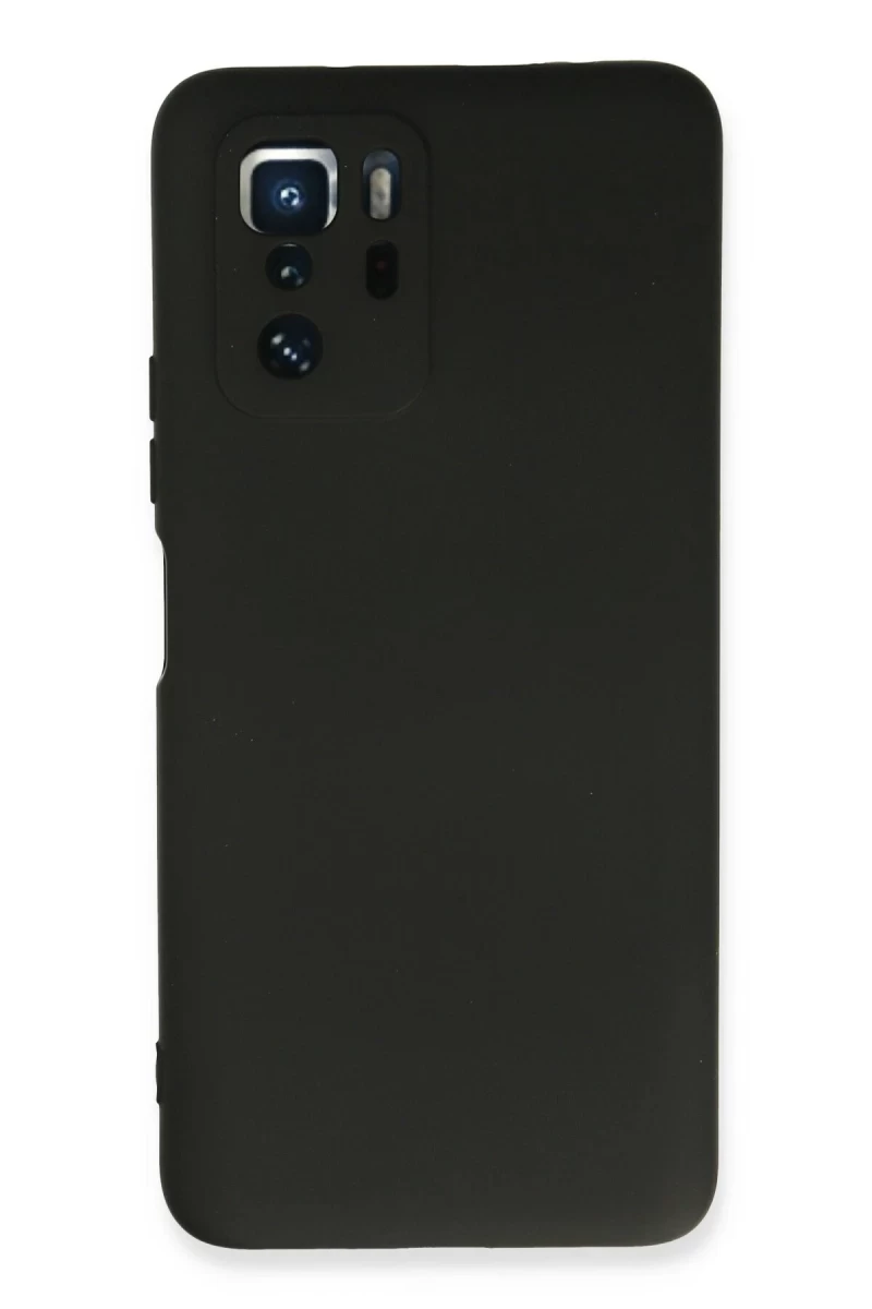 Xiaomi Poco X3 GT Uyumlu Kılıf Nano içi Kadife Silikon - Siyah