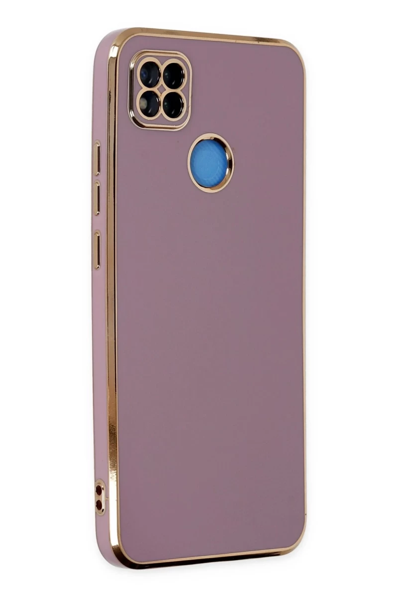 Xiaomi Redmi 9C Uyumlu Kılıf Volet Silikon - Mor