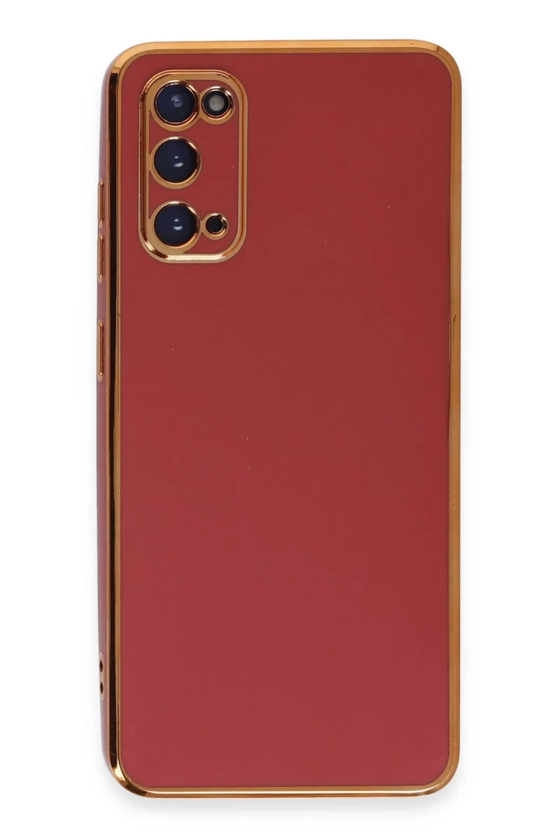 Samsung Galaxy S20 Uyumlu Kılıf Volet Silikon - Kırmızı