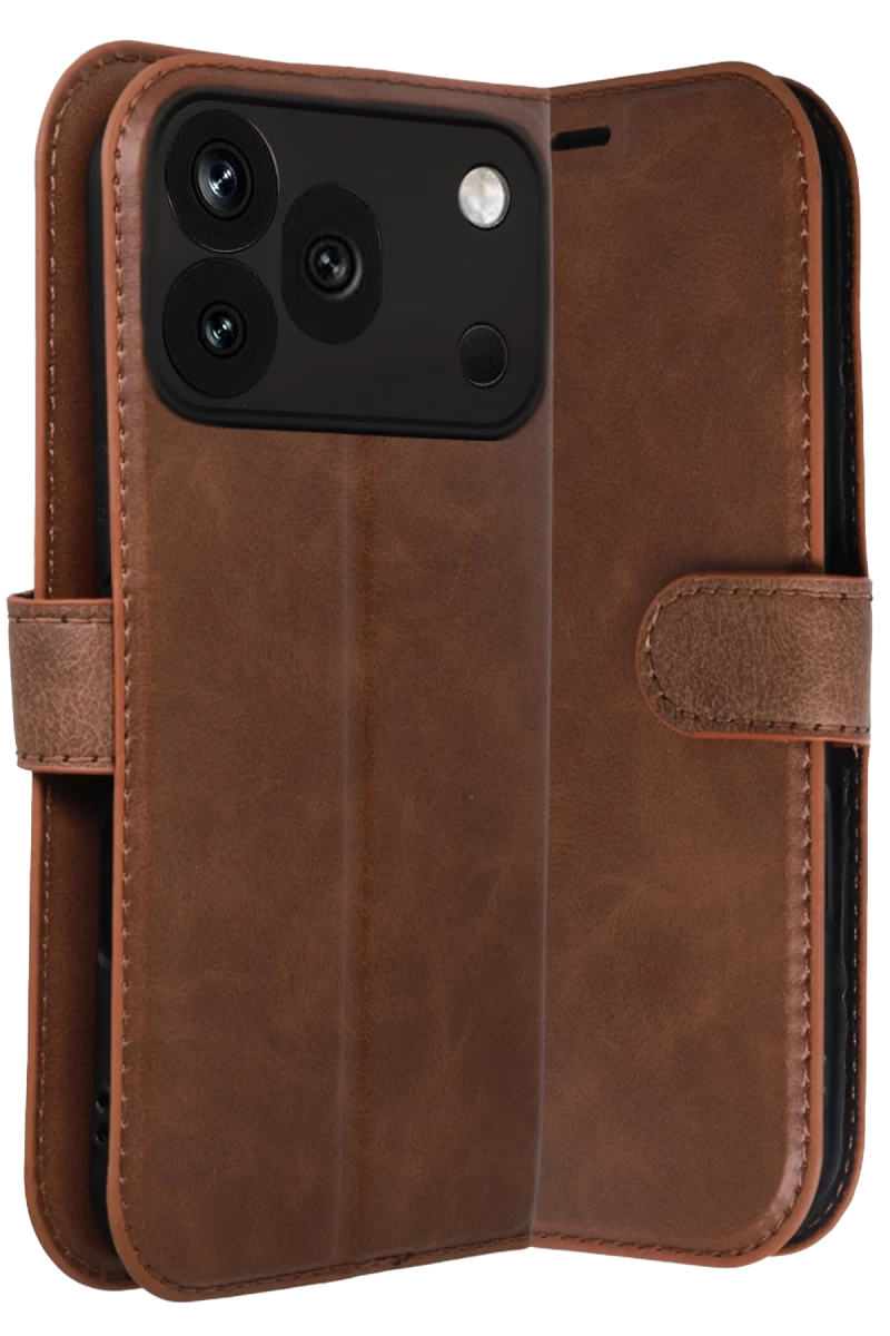 Huawei Honor 600 Pro Uyumlu Trend S Plus Kapaklı Kılıf - Taba