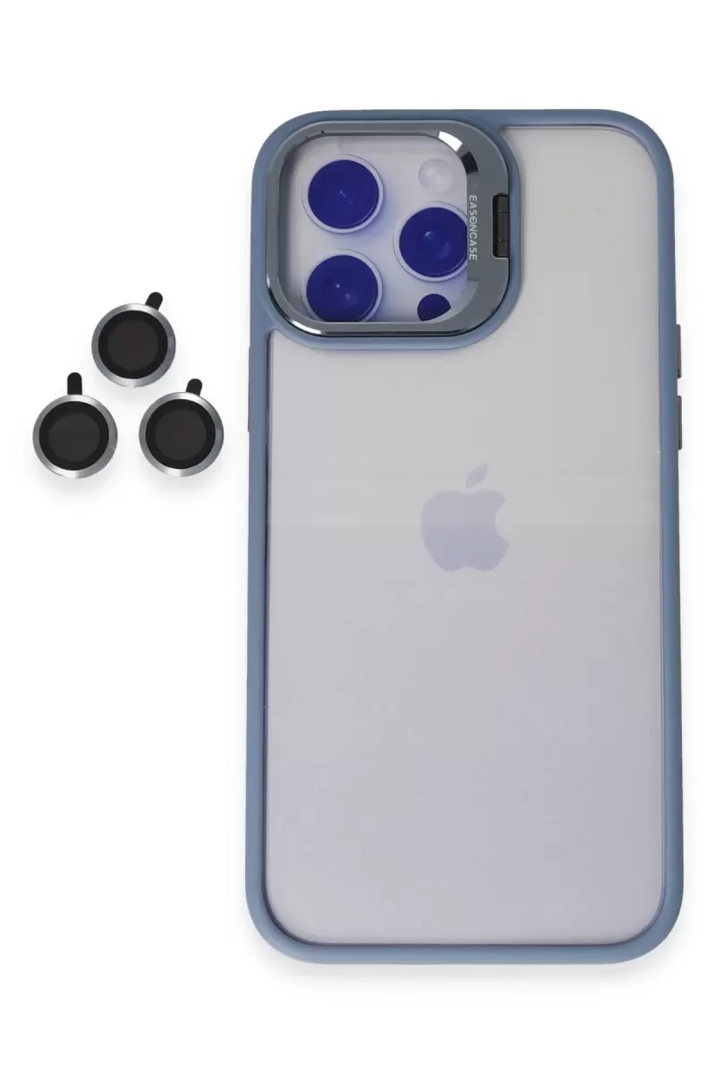Joko Apple iPhone 14 Pro Uyumlu Kılıf Roblox Lens Standlı Kapak - Sierra Blue