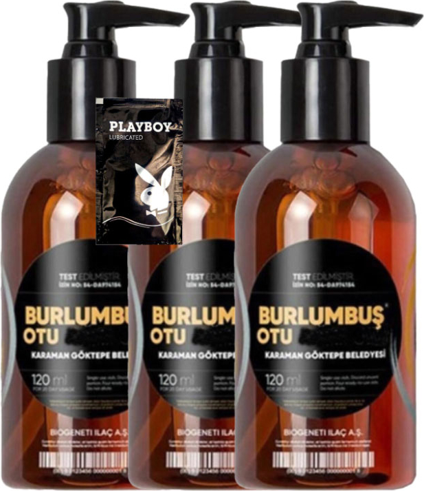 Playboy Burlumbuş Otu Jeli ASILKOZ2-2:0403 2+1 120 ml Bölgesel Relax Jeli + 1 Tane Hediye Jel