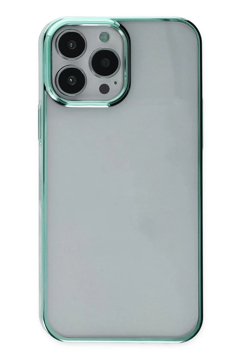 Apple iPhone 14 Pro Max Uyumlu Kılıf Element Silikon - Yeşil
