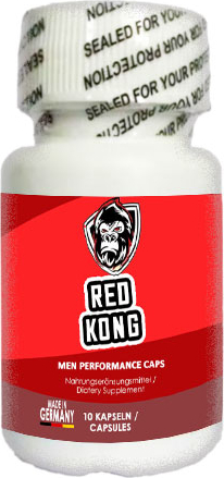 Red Kong: 1 Ad. Erkeğin Performansına Çok Özel Formüllü 10 Lu Destekleme