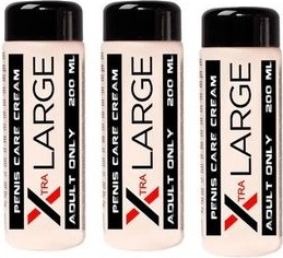 X-Tra Large  Erkeklere Özel Boyutlandırıcı X-Large Krem 125 ml x 3