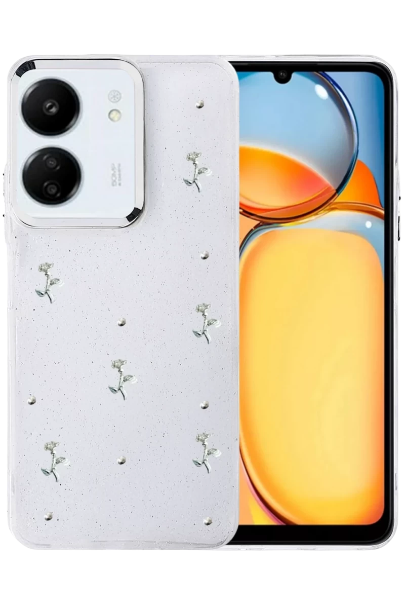 Xiaomi Redmi 13C Uyumlu Fiyonk Desenli Kapak - Desen 4