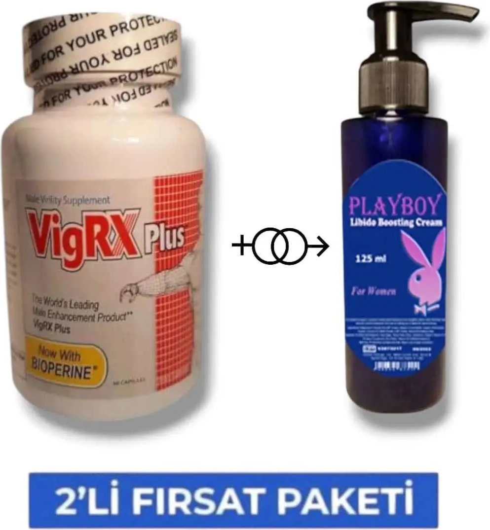Vigrx Erkeklere Çok Özel 60lı Muzice Libi.do Arttrc Krem 125 ml