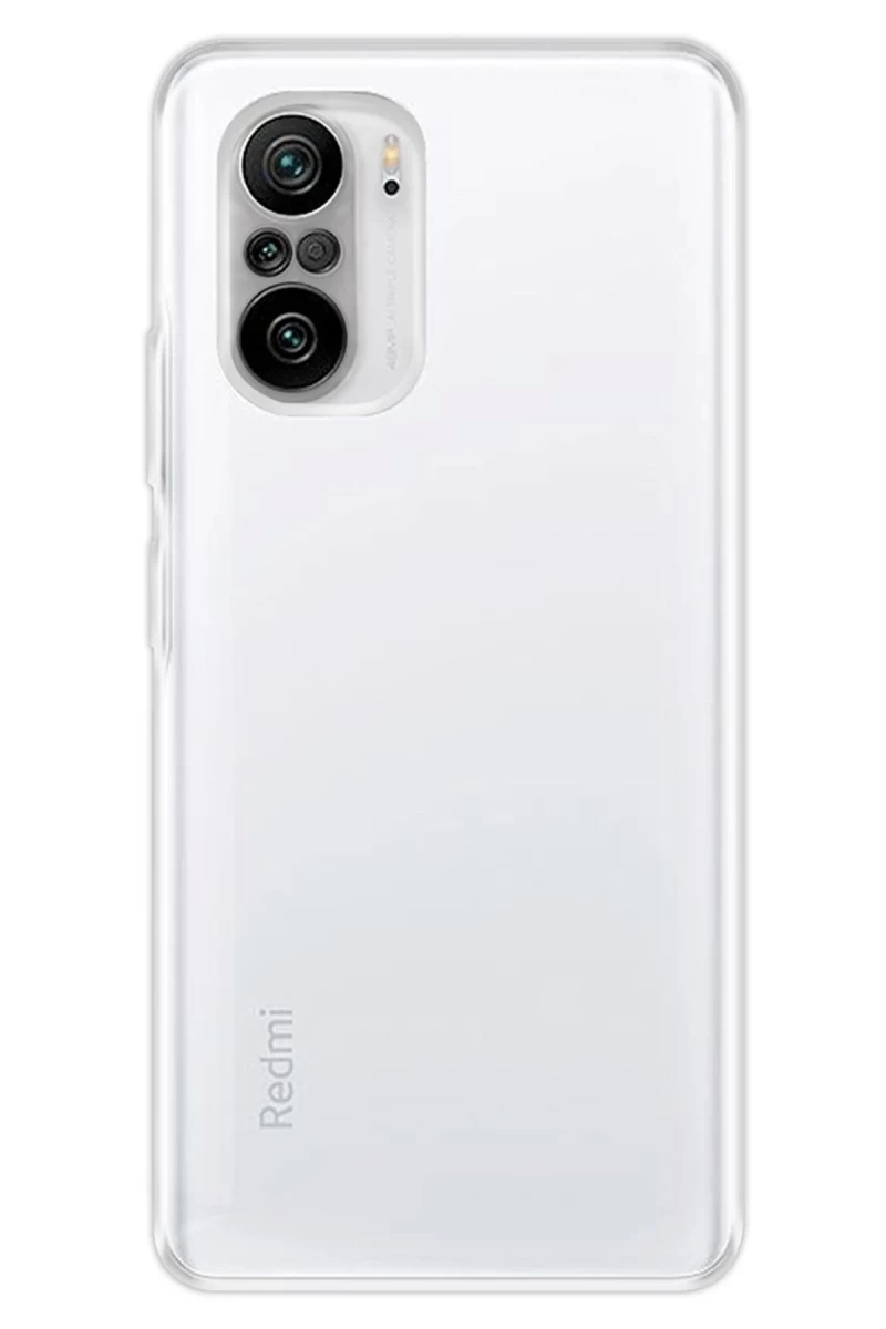 Xiaomi Poco F3 Uyumlu Kılıf Deluxe 2mm Şeffaf Silikon - Şeffaf